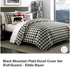 Eddie Bauer Flannel duvet cover